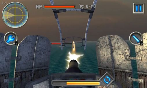 Gameplay of the Battleship 3D: Simulator for Android phone or tablet.