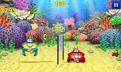 Gameplay of the Beach Ball. Crab Mayhem for Android phone or tablet.