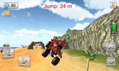 Gameplay of the Beach bike stunts 2016 for Android phone or tablet.