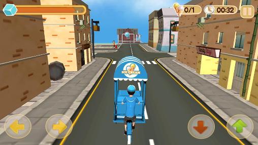 Gameplay of the Beach ice cream delivery for Android phone or tablet.