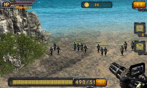 Gameplay of the Beach sniper for Android phone or tablet.