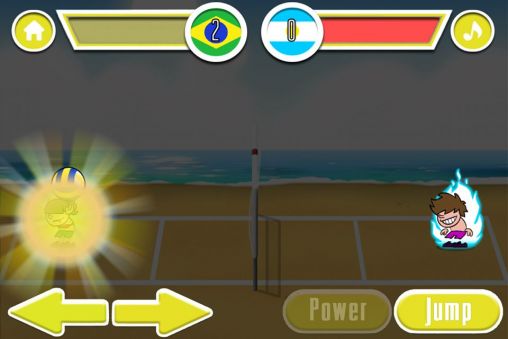 Gameplay of the Beach Volley Masters for Android phone or tablet.