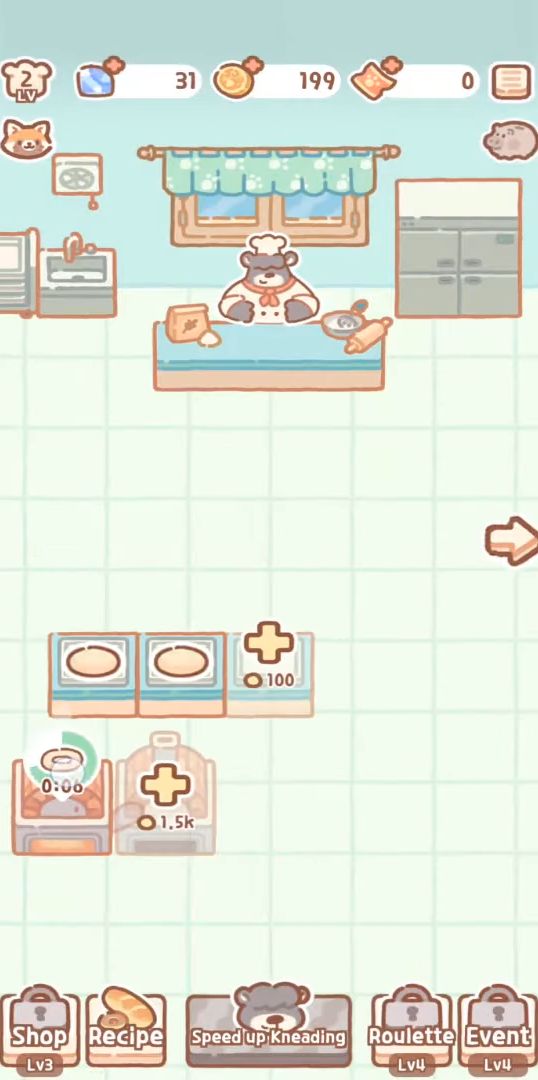 Bear Bakery - Merge Tycoon - Android game screenshots.