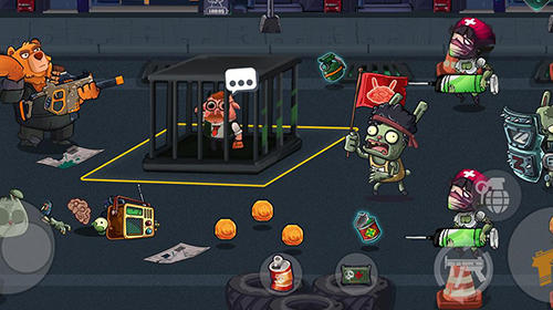 Bear gunner: Zombie shooter - Android game screenshots.