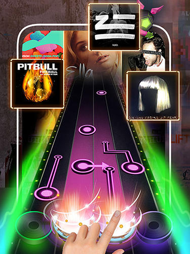 Beat fever: Music tap rhythm game - Android game screenshots.