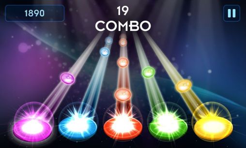 Gameplay of the Beat hero: Be a guitar hero for Android phone or tablet.
