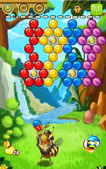 Gameplay of the Bubble island for Android phone or tablet.