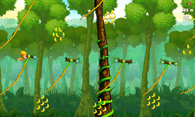 Gameplay of the Benji Bananas for Android phone or tablet.