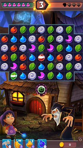 Beswitched: New match 3 puzzles - Android game screenshots.