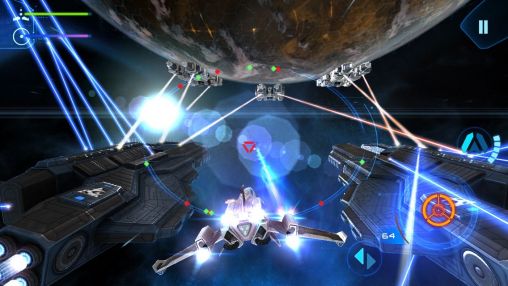 Gameplay of the Beyond space for Android phone or tablet.