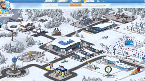 Biathlon mania - Android game screenshots.