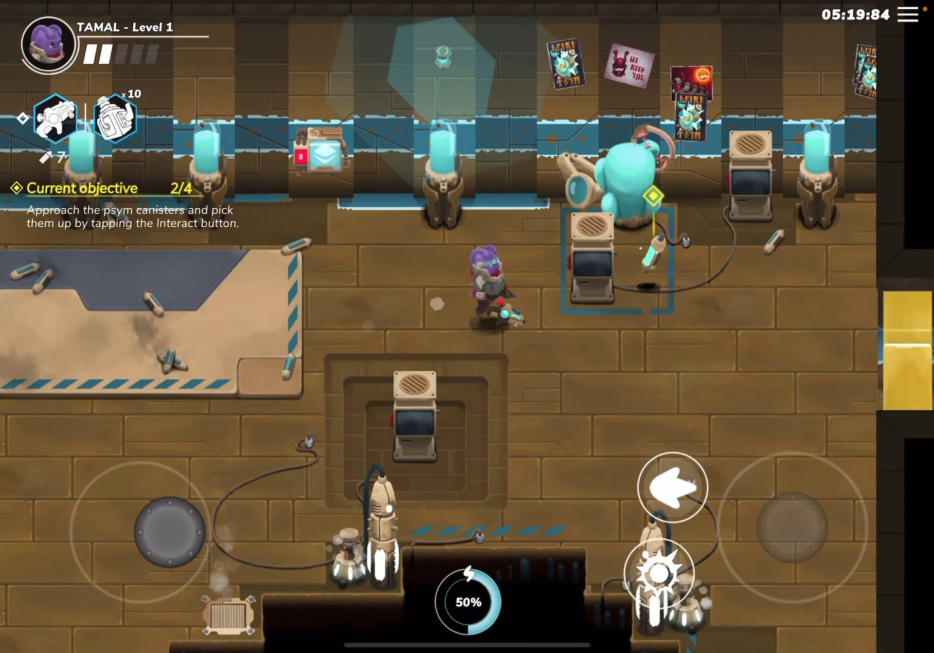 Bibots - Android game screenshots.
