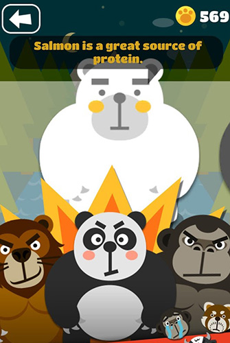 Big bear: Salmon hunter - Android game screenshots.
