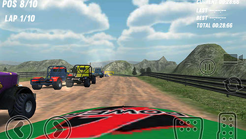 Big truck rallycross - Android game screenshots.