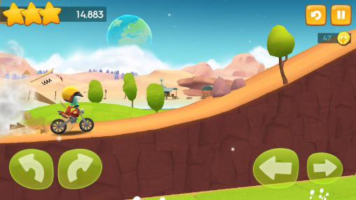 Gameplay of the Big bang racing for Android phone or tablet.