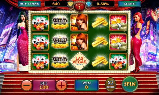 Gameplay of the Big Las Vegas casino: Slots machine for Android phone or tablet.