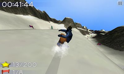 Gameplay of the Big Mountain Snowboarding  for Android phone or tablet.
