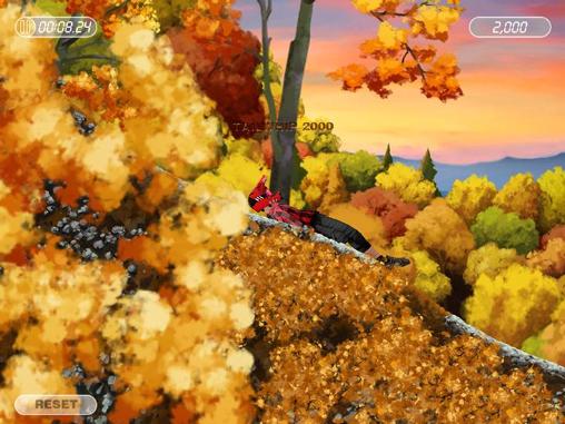 Gameplay of the Bike mayhem: Mountain racing for Android phone or tablet.