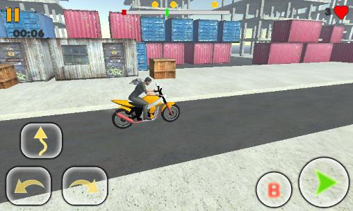 Gameplay of the Bike race 3D for Android phone or tablet.