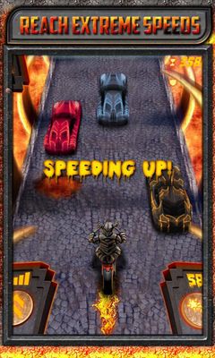 Gameplay of the Bike Race Run in Racing Temple for Android phone or tablet.