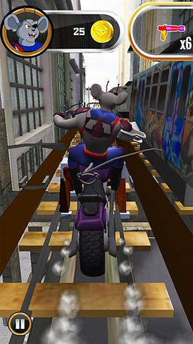 Biker mice from Mars - Android game screenshots.