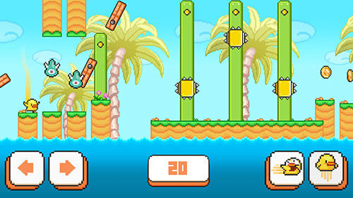 Birdy McFly: Run and fly over it! - Android game screenshots.
