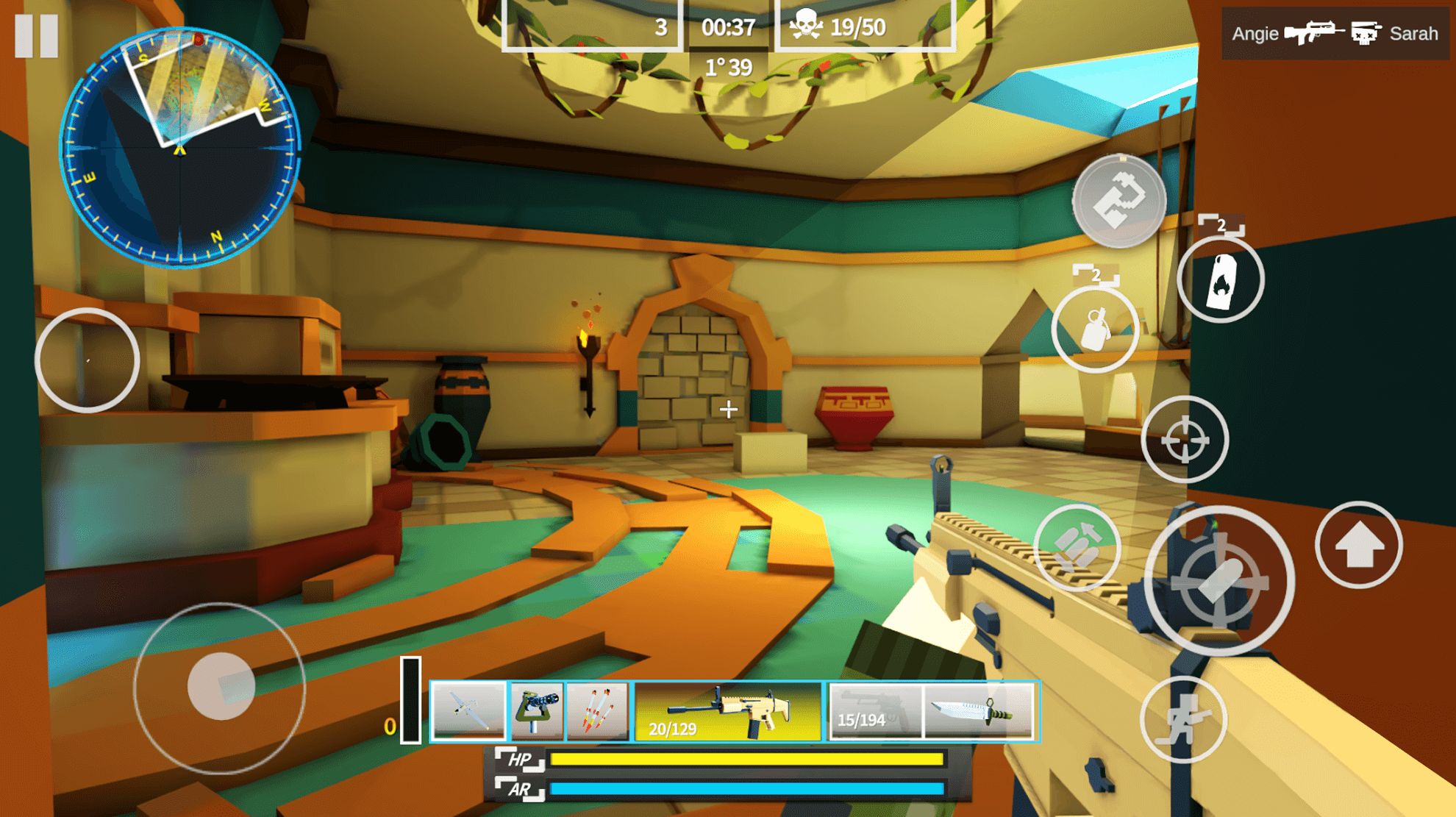 Bit Gun FPS: Online Shooting - Android game screenshots.