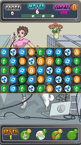 Bitcoin mania - Android game screenshots.