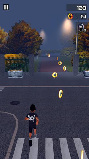 Gameplay of the Black star: Runner for Android phone or tablet.