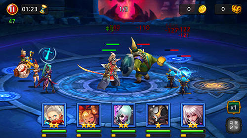 Blade knights HD - Android game screenshots.