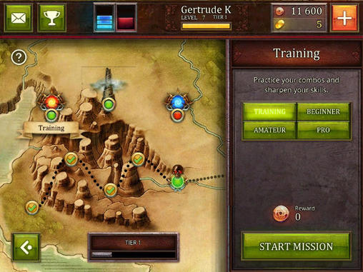 Gameplay of the Bladelords: Fighting revolution for Android phone or tablet.