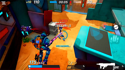 Blast bots - Android game screenshots.
