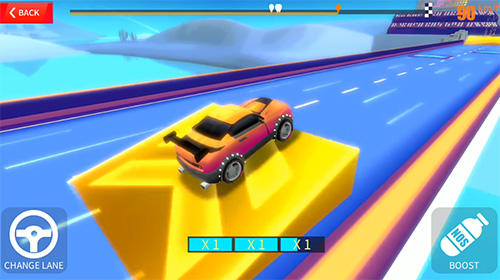 Blast racing - Android game screenshots.