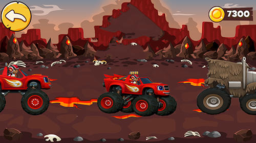 Blaze and the monster machines: A racing challenge - Android game screenshots.