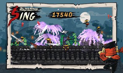Gameplay of the Blind Ninja: Sing for Android phone or tablet.