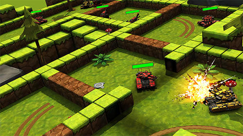 Block tank wars 3 - Android game screenshots.