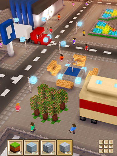 Gameplay of the Block craft 3D: Simulator for Android phone or tablet.