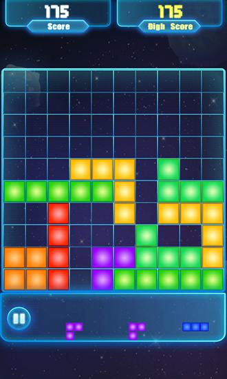 Gameplay of the Block crush pop for Android phone or tablet.