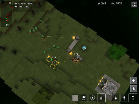 Gameplay of the Block fortress: War for Android phone or tablet.