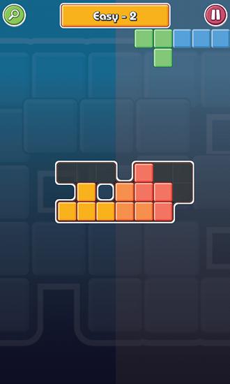Gameplay of the Block hole for Android phone or tablet.