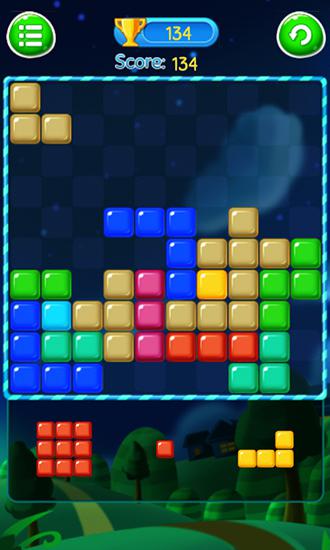 Gameplay of the Block legend: Puzzle for Android phone or tablet.