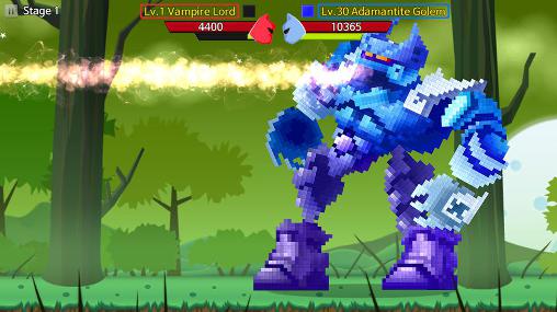 Gameplay of the Block monster for Android phone or tablet.