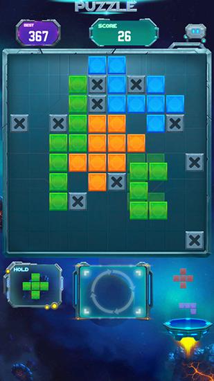 Gameplay of the Block puzzle classic extreme for Android phone or tablet.