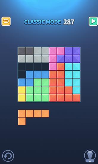 Gameplay of the Block puzzle king for Android phone or tablet.