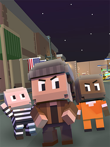 Blocky cops - Android game screenshots.