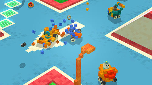 Blocky racing - Android game screenshots.
