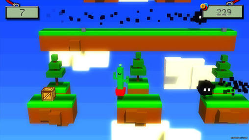 Gameplay of the Blocky bot for Android phone or tablet.