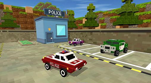 Gameplay of the Blocky San Andreas police 2017 for Android phone or tablet.