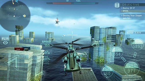 Blood copter - Android game screenshots.