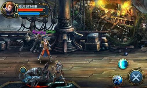 Gameplay of the Blood and blade for Android phone or tablet.
